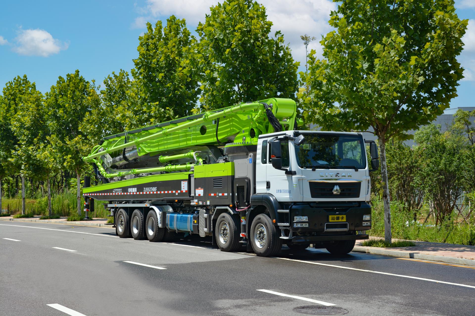 五桥73M重汽汕德卡国六泵车_产品型号_产品段位_小类_混凝土机械_工程