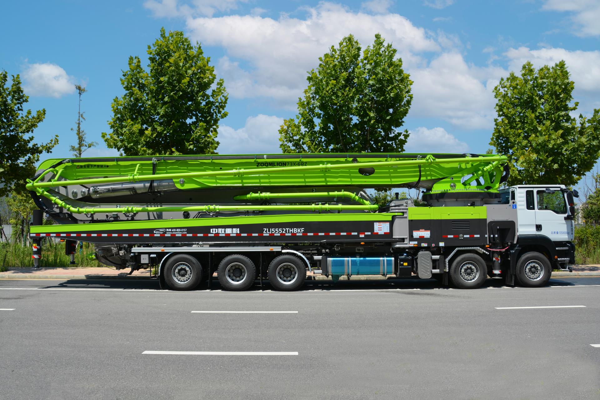 五桥73M重汽汕德卡国六泵车_产品型号_产品段位_小类_混凝土机械_工程